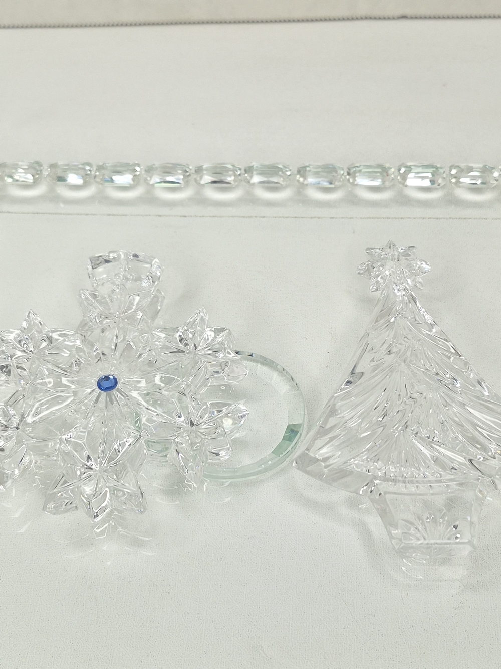 Waterford Crystal Holiday Set: 2013 Snowflake & Christmas Tree